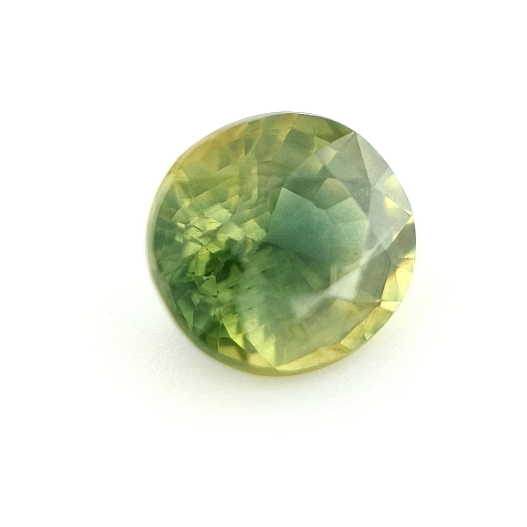1.13ct Australian Sapphire, Yellow, Green, Blue - Oval