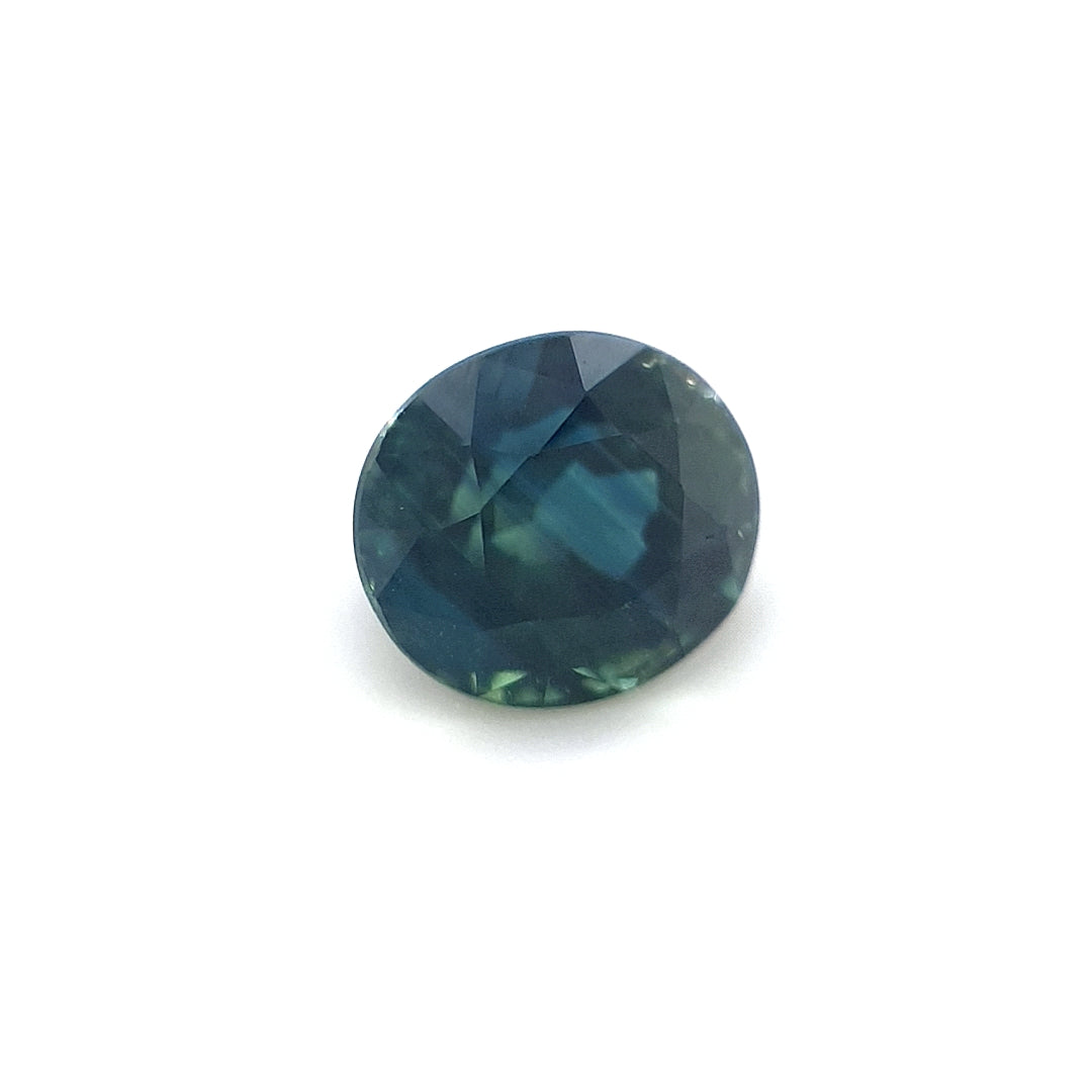 1.13ct Australian Sapphire, Blue, Teal - Oval