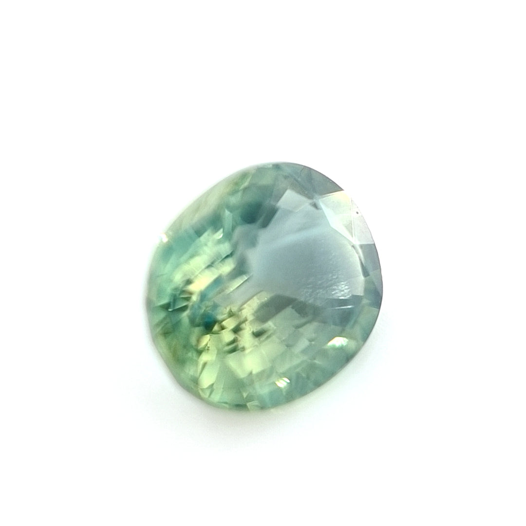 1.11ct Australian Sapphire, Teal, Blue, Yellow - Oval