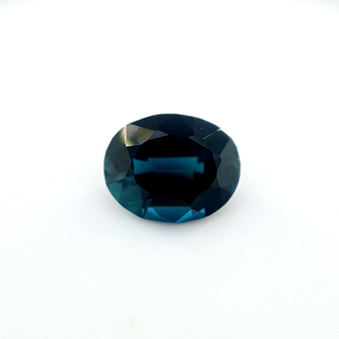 1.18ct Australian Sapphire, Blue, Teal  - Oval