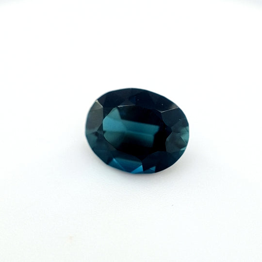 1.18ct Australian Sapphire, Blue, Teal  - Oval