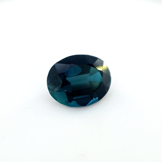 1.18ct Australian Sapphire, Blue, Teal  - Oval