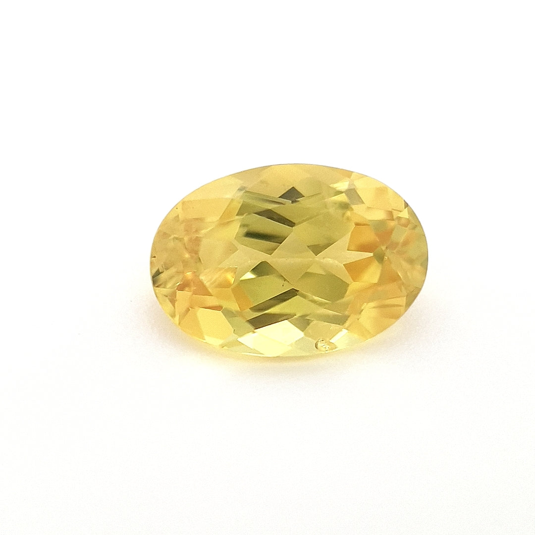 1.18ct Australian Sapphire, Yellow - Oval