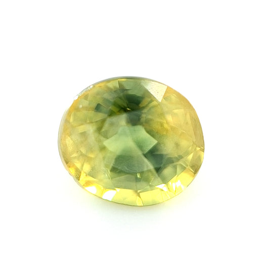 1.55ct Australian Sapphire, Yellow, Blue - Oval