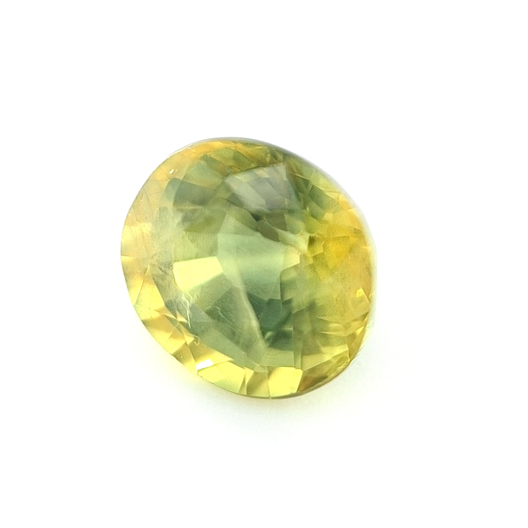 1.55ct Australian Sapphire, Yellow, Blue - Oval