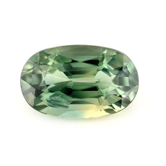 1.59ct Australian Sapphire, Green, Blue, Teal - Oval