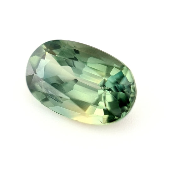 1.59ct Australian Sapphire, Green, Blue, Teal - Oval