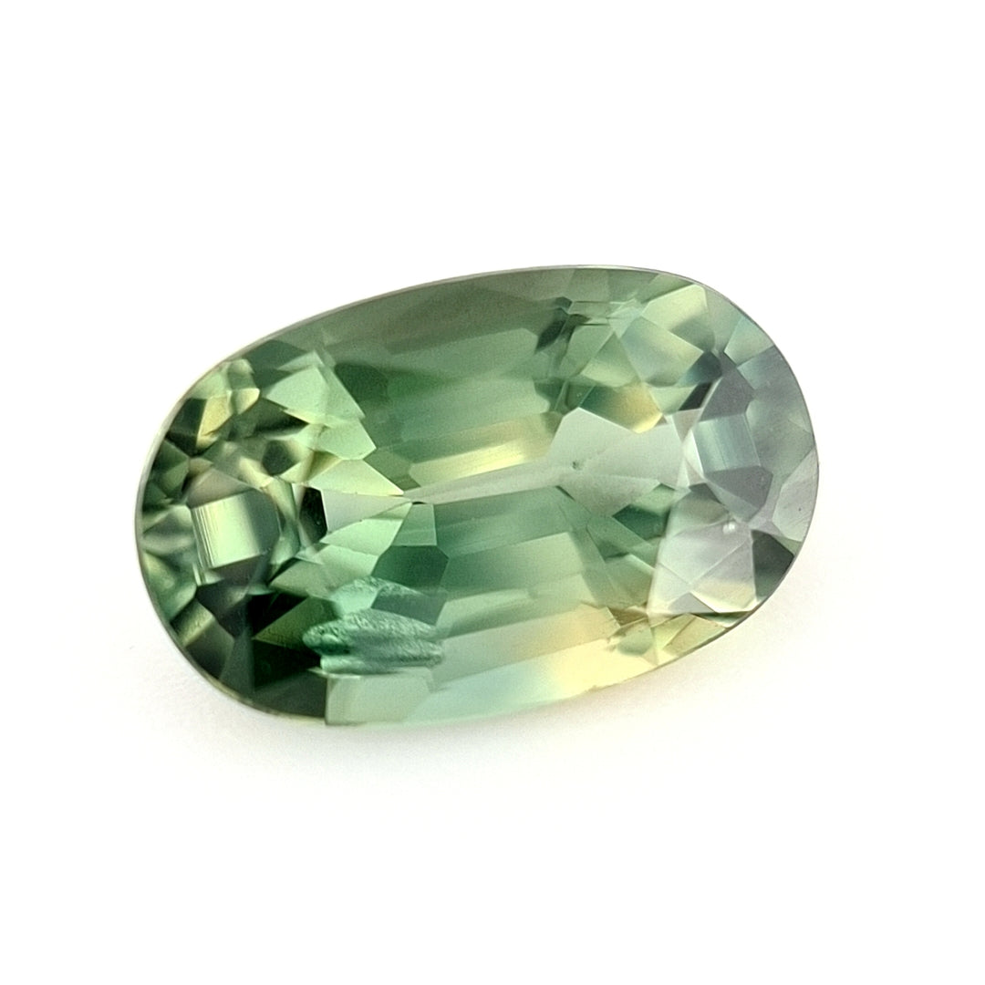 1.59ct Australian Sapphire, Green, Blue, Teal - Oval