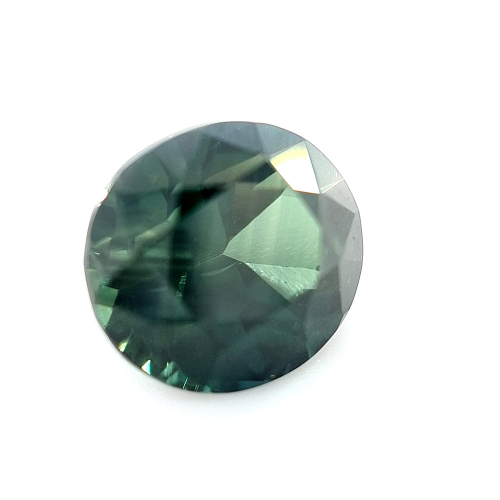 1.65ct Australian Sapphire, Deep Blue, Green, Teal, Black- Oval