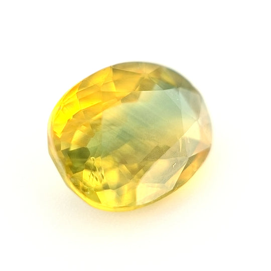 1.72ct Australian Sapphire, Yellow, Blue - Oval