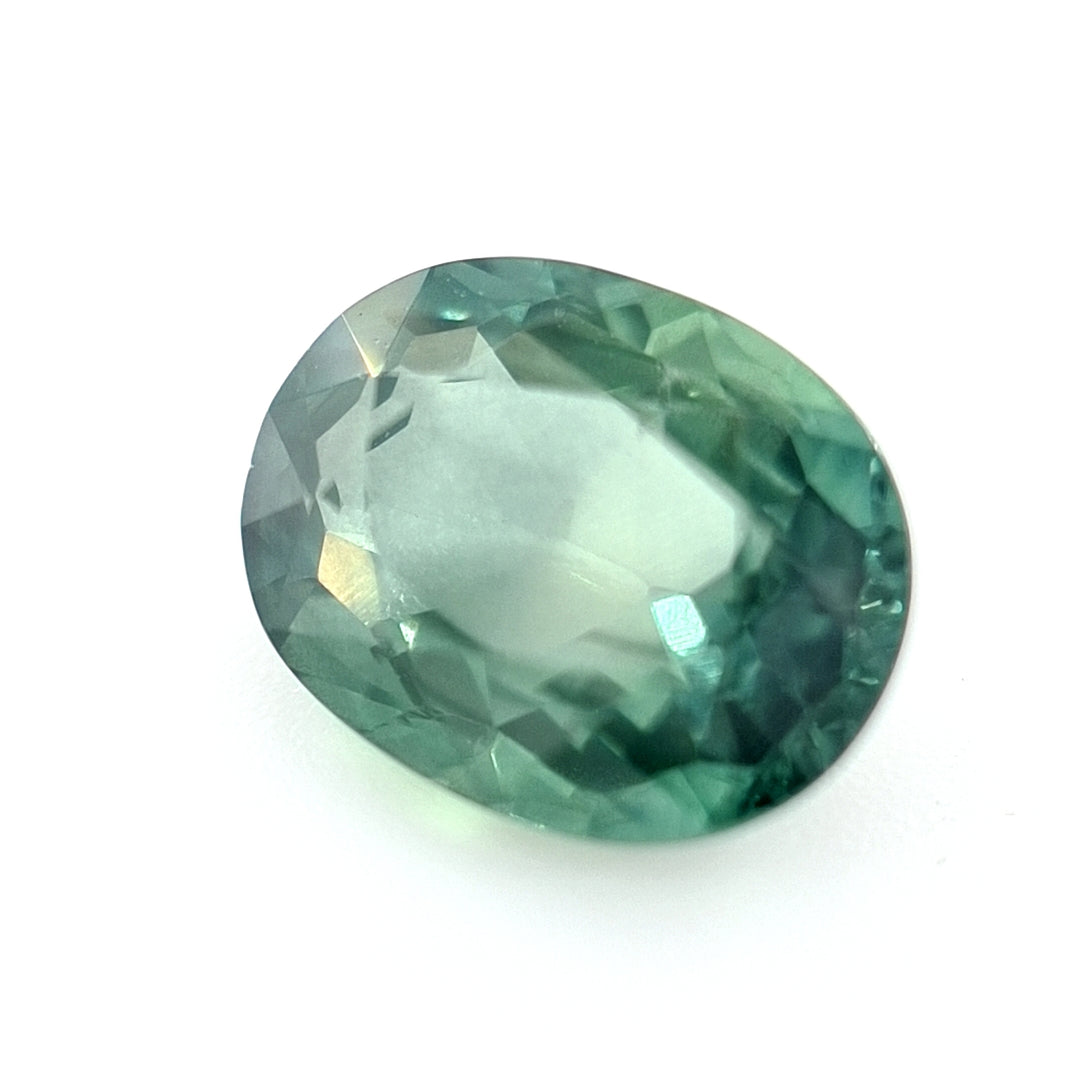 1.78ct Australian Sapphire, Teal, Green, Blue - Oval