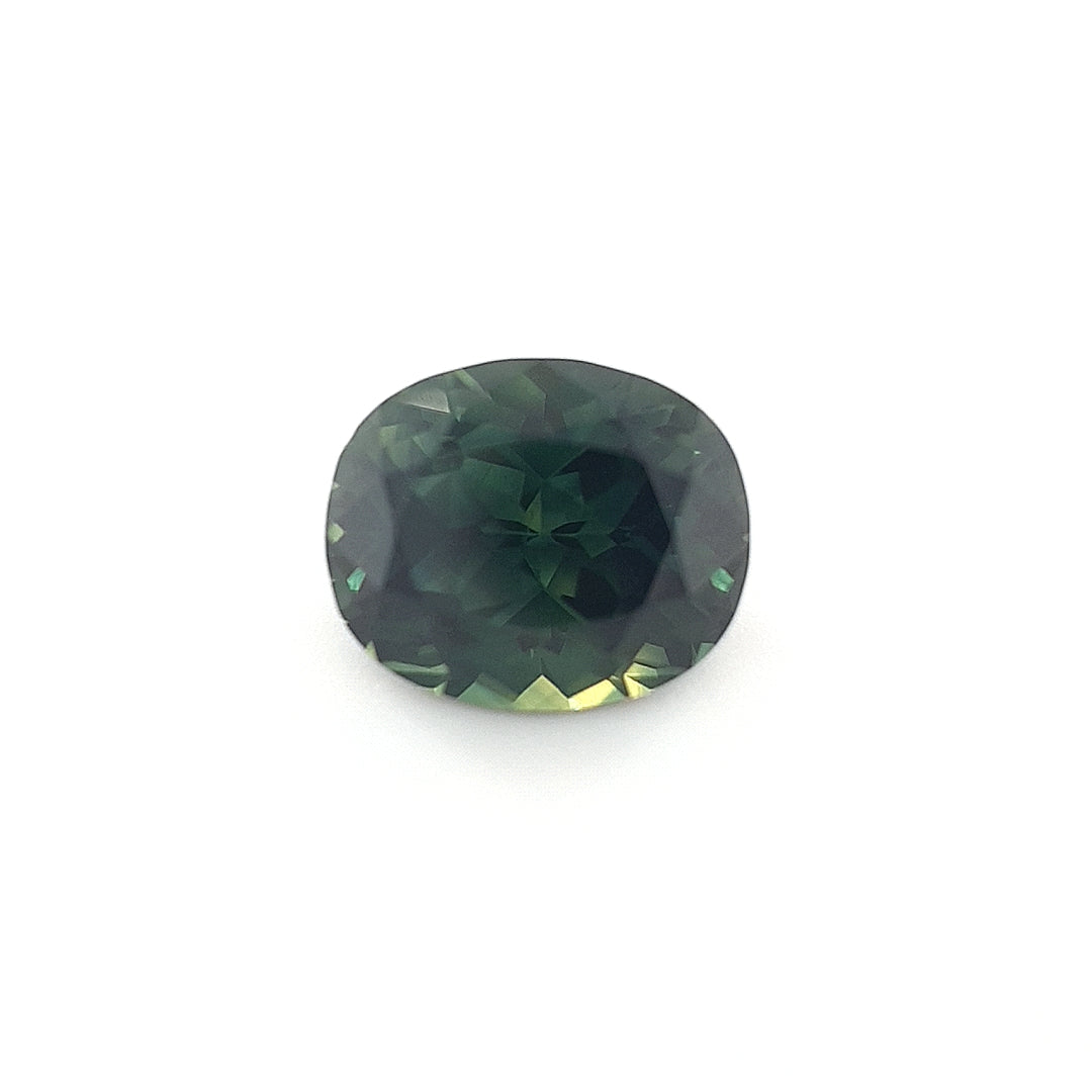2.61ct Australian Sapphire, Parti, Blue, yellow, Teal, Green - Oval