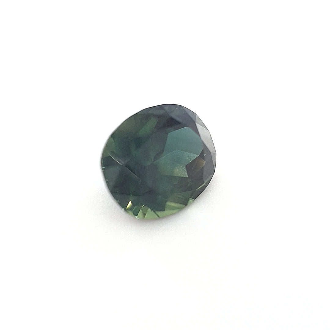 2.61ct Australian Sapphire, Parti, Blue, yellow, Teal, Green - Oval