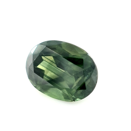 3.13ct Australian Green Sapphire - Oval Cut