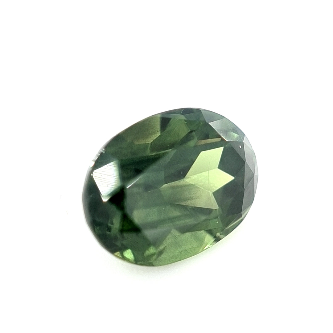 3.13ct Australian Green Sapphire - Oval Cut