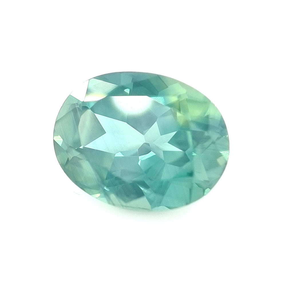 Australian Sapphire | 4.59ct, Oval, Opalescent Teal Blue, Green
