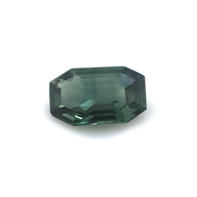 0.88ct Australian Sapphire, Teal, Blue - Octagon