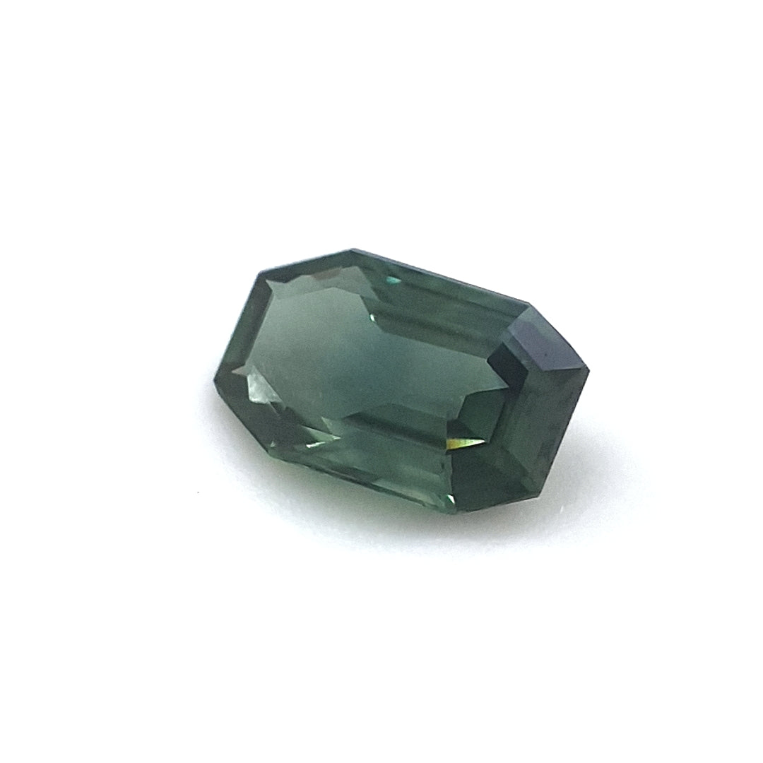 0.88ct Australian Sapphire, Teal, Blue - Octagon