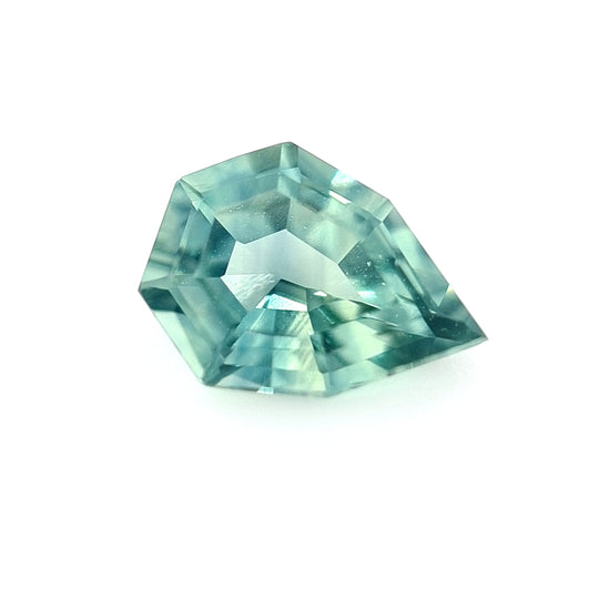0.58ct Australian Sapphire Teal, Yellow- Pear cut