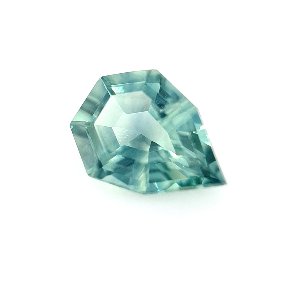 0.58ct Australian Sapphire Teal, Yellow- Pear cut