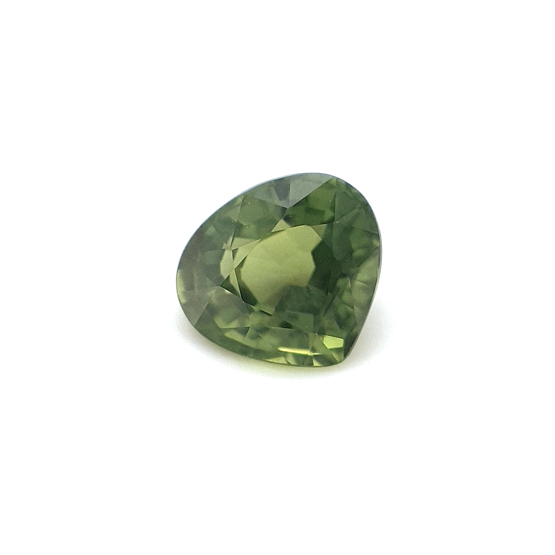 1.23ct Australian Sapphire, Green - Pear