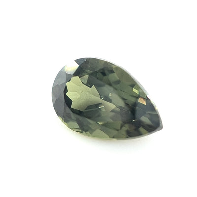 1.59ct Australian Sapphire Green, brown colour change - Pear