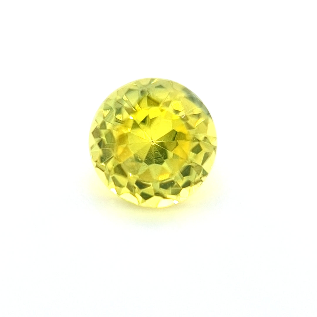 0.54ct Australian Sapphire, Yellow - Round