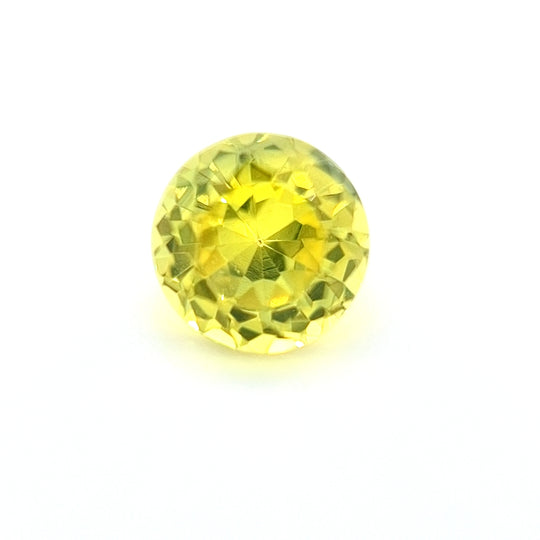 0.54ct Australian Sapphire, Yellow - Round