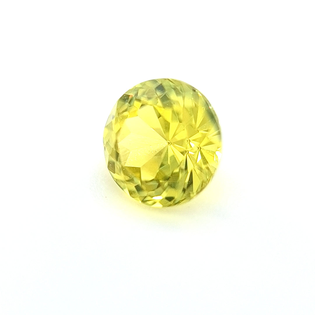 0.54ct Australian Sapphire, Yellow - Round