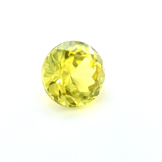 0.54ct Australian Sapphire, Yellow - Round