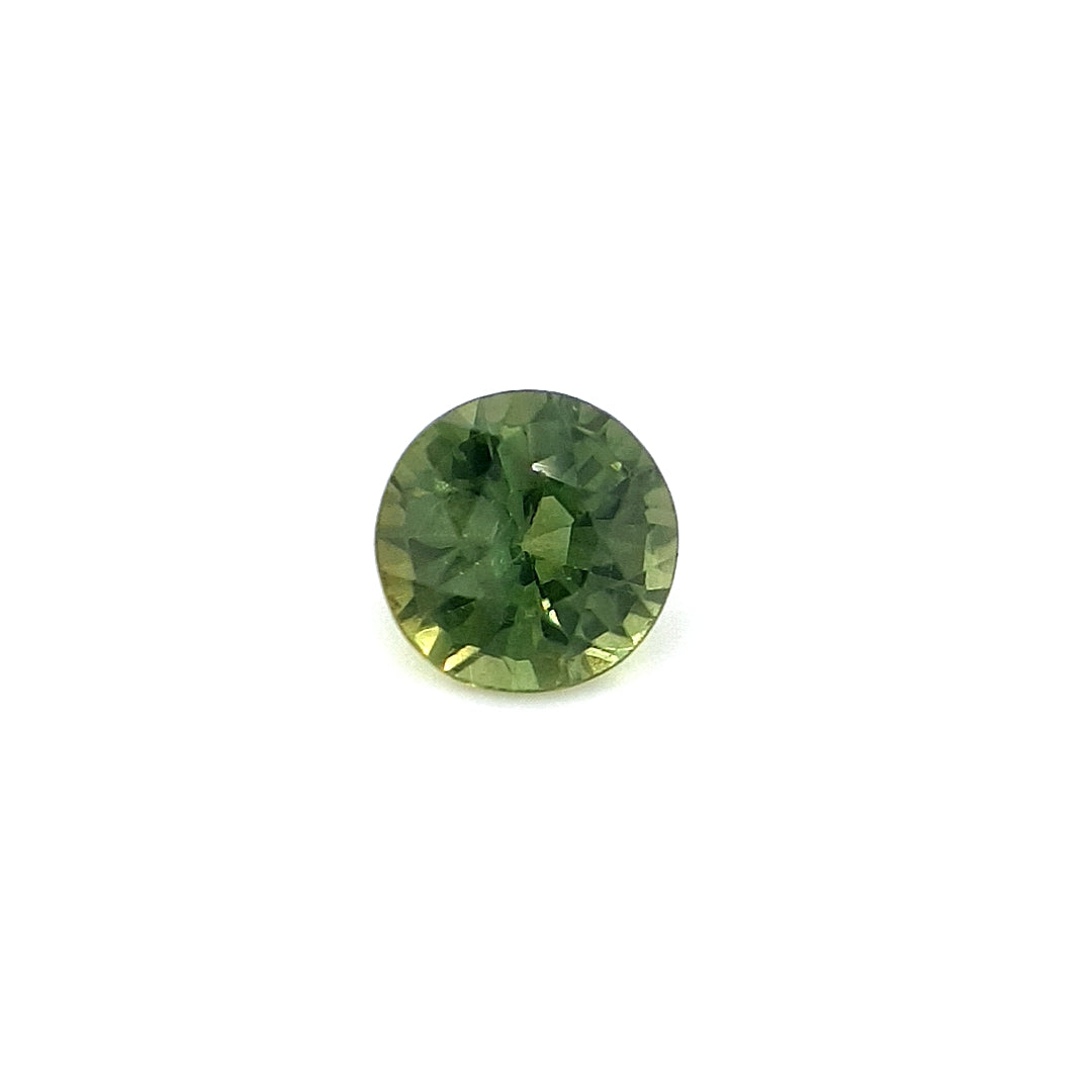 0.58ct Australian Sapphire, Green - Round