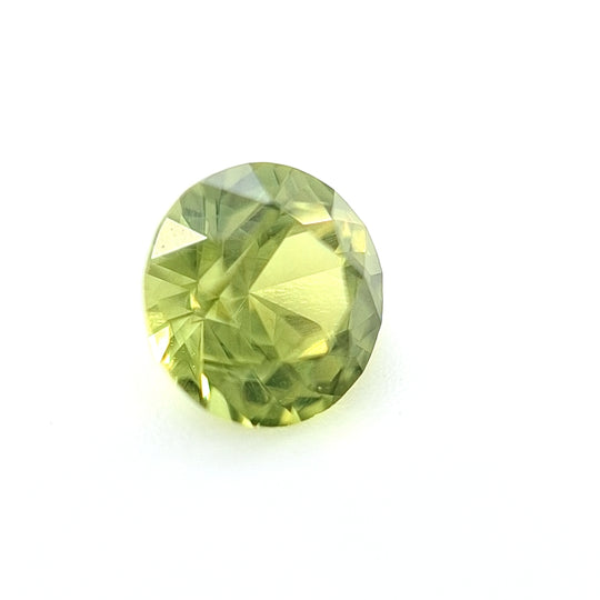 0.60ct Australian Sapphire, Green - Round