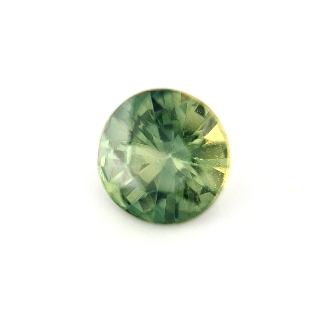 0.62ct Australian Sapphire, Green - Round