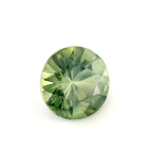0.62ct Australian Sapphire, Green - Round