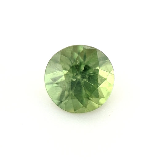 0.64ct Australian Sapphire, Green - Round