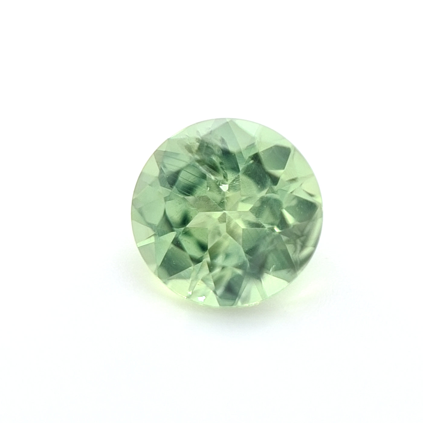0.98ct Australian Sapphire, Green - Round