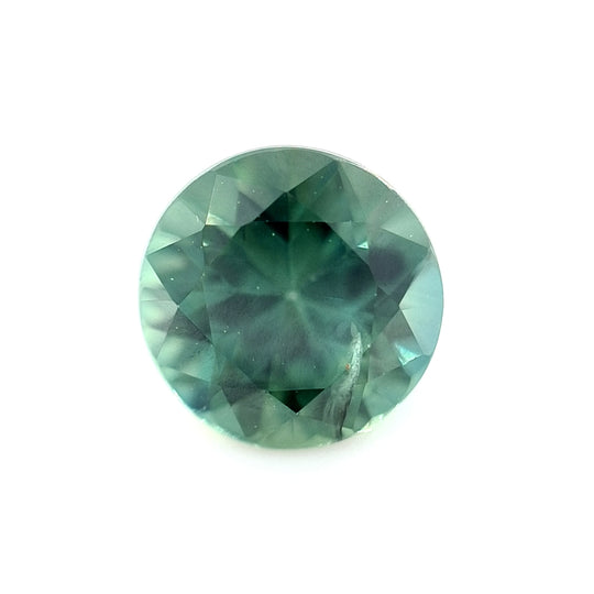 1.08ct Australian Sapphire, Teal, Green, Blue - Round