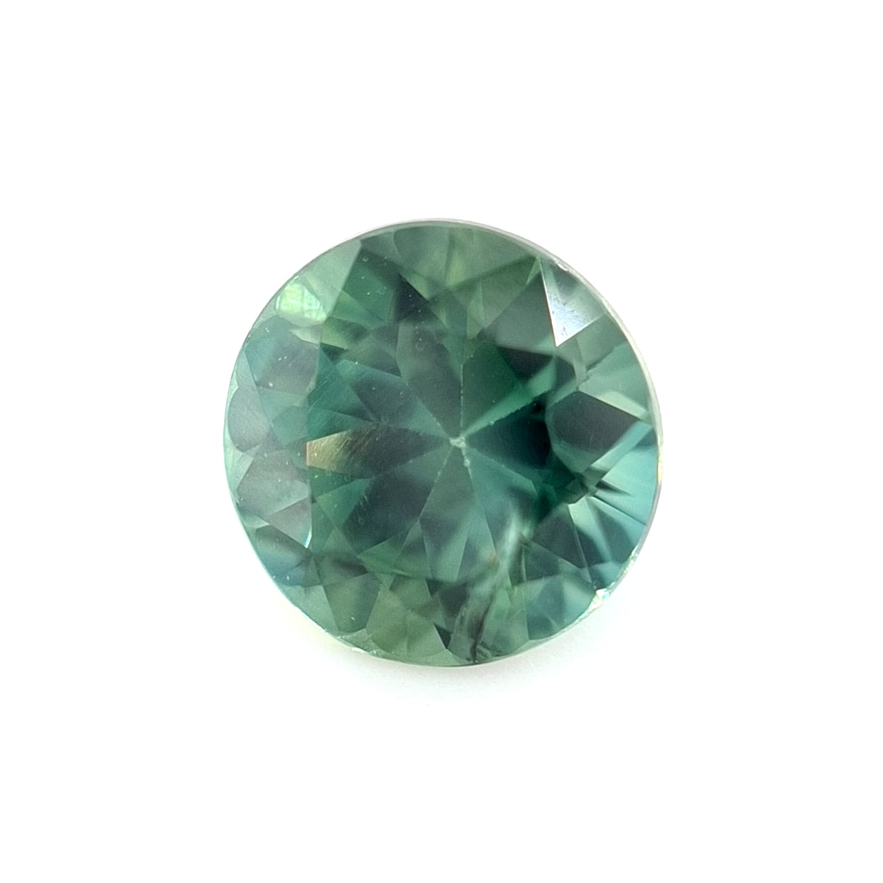 1.08ct Australian Sapphire, Teal, Green, Blue - Round