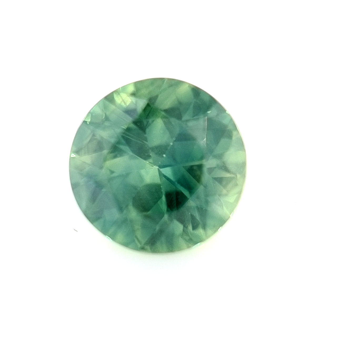 1.14ct Australian Sapphire, Teal, Green, Blue - Round