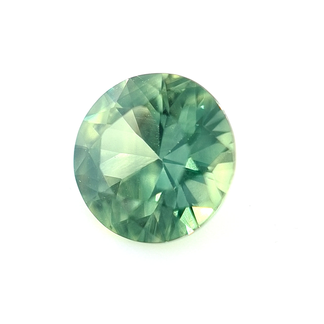 1.14ct Australian Sapphire, Teal, Green, Blue - Round