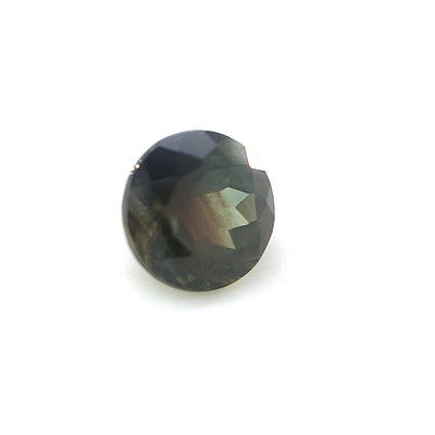 1.21ct Australian Sapphire, Green, Brown - Round