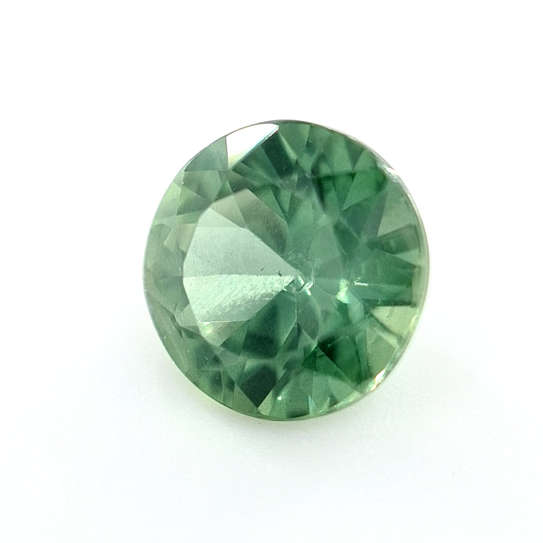 1.27ct Australian Sapphire, Green, Teal, Blue - Round