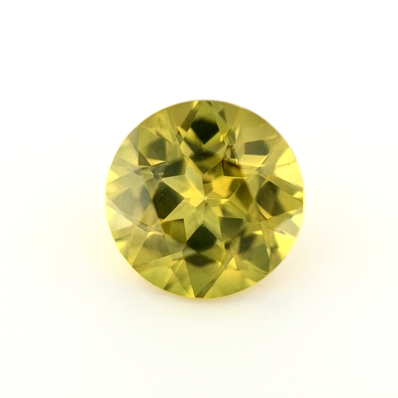 1.51ct Australian Sapphire, Yellow - Round