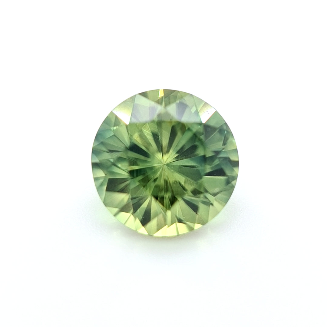 1.55ct Australian Sapphire, Wattle, Parti, Green, Yellow - Round