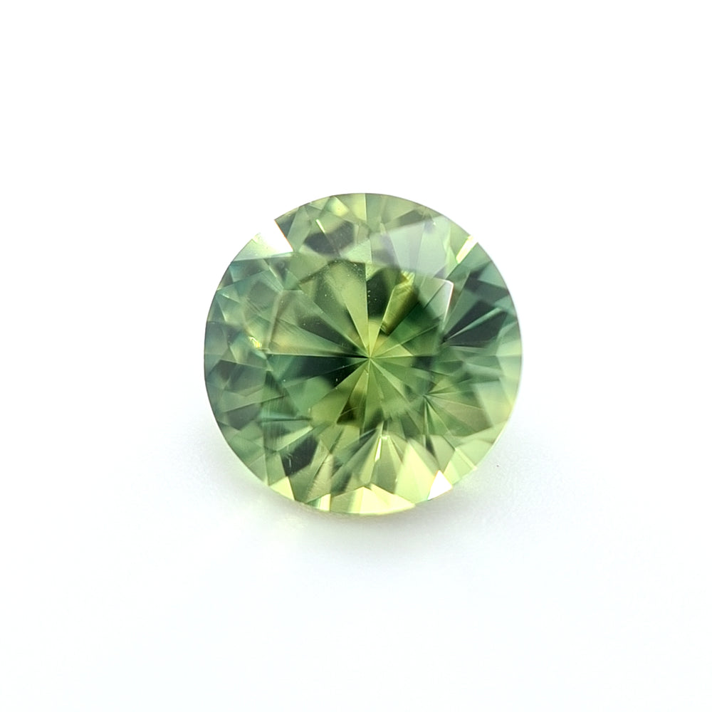 1.55ct Australian Sapphire, Wattle, Parti, Green, Yellow - Round