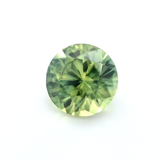 1.55ct Australian Sapphire, Wattle, Parti, Green, Yellow - Round