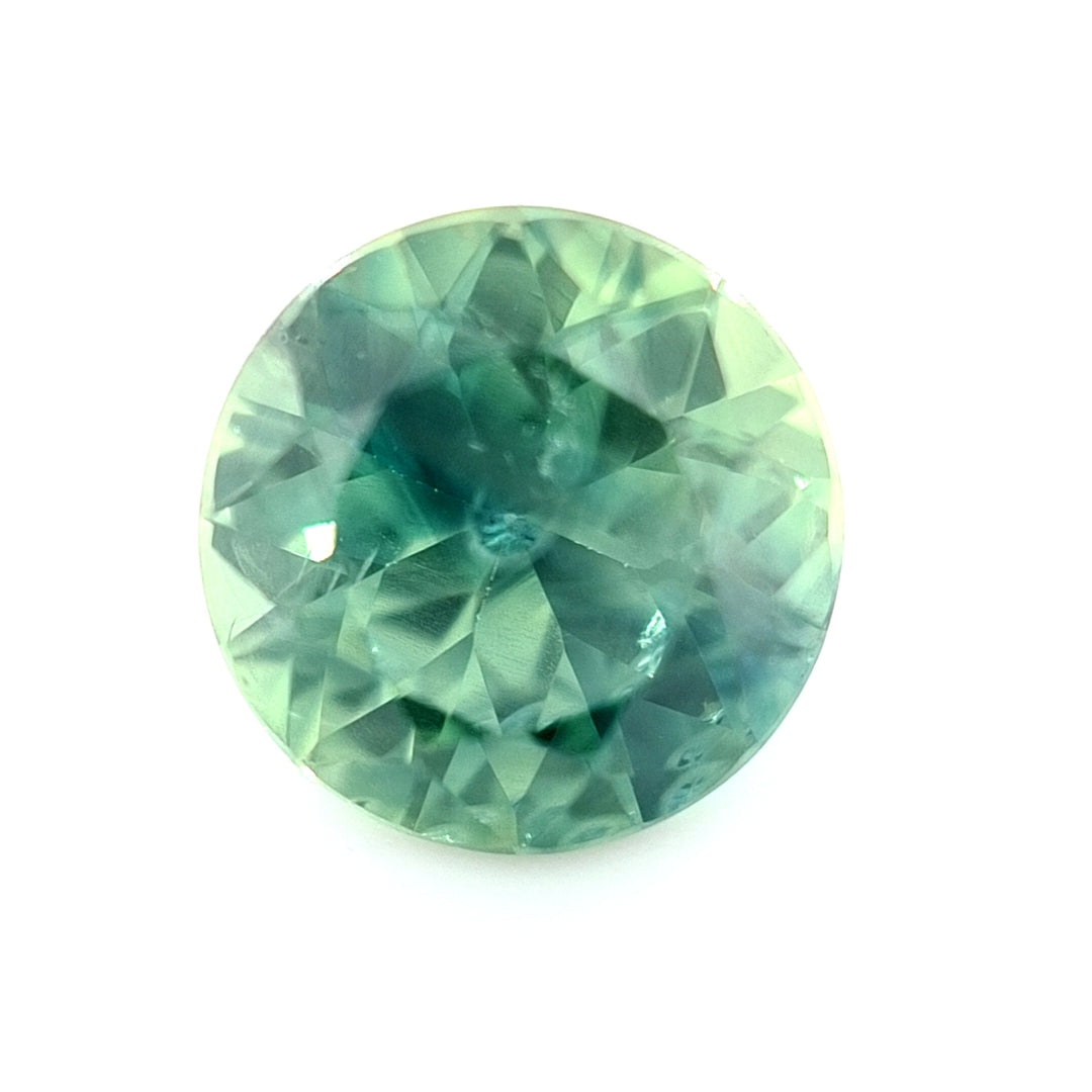 1.71ct Australian Sapphire, Teal, Green, Blue - Round