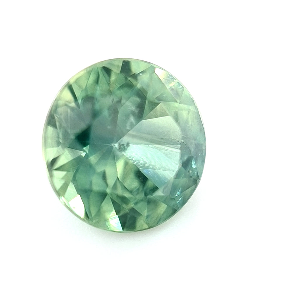 1.71ct Australian Sapphire, Teal, Green, Blue - Round