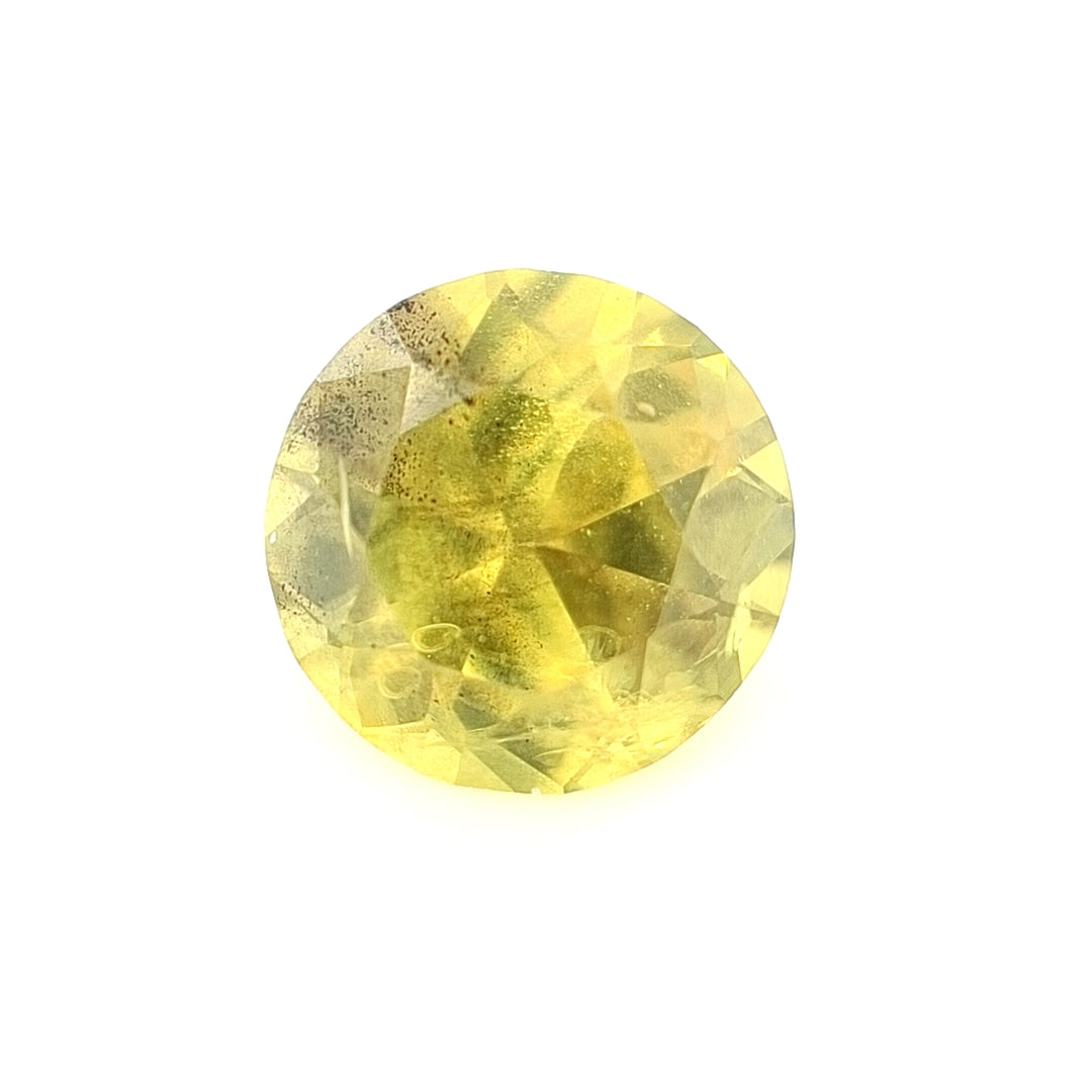 1.87ct Australian Sapphire, Yellow - Round