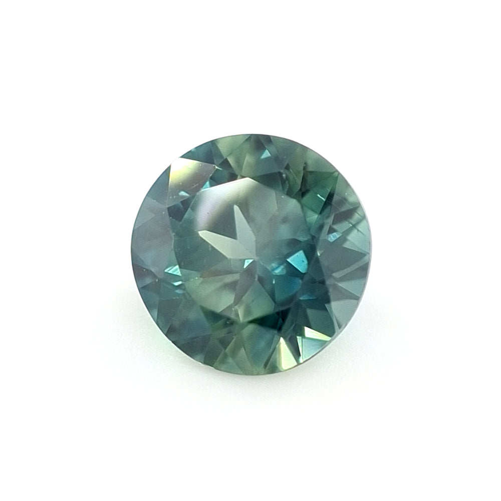 1.83ct Australian Sapphire, Parti Teal, Blue, Green - Round